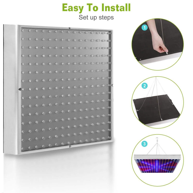 LED Grow Light Full Spectrum Hanging Garden & Patio - DailySale
