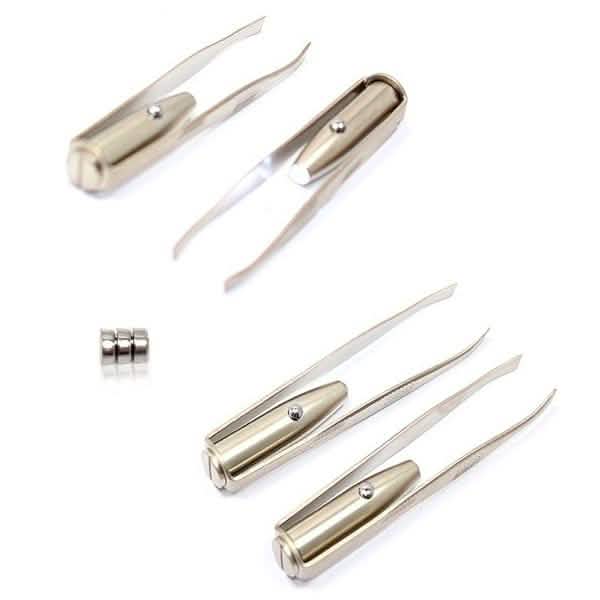 Led Light Eyelash Eyebrow Hair Removal Tweezers Beauty & Personal Care - DailySale