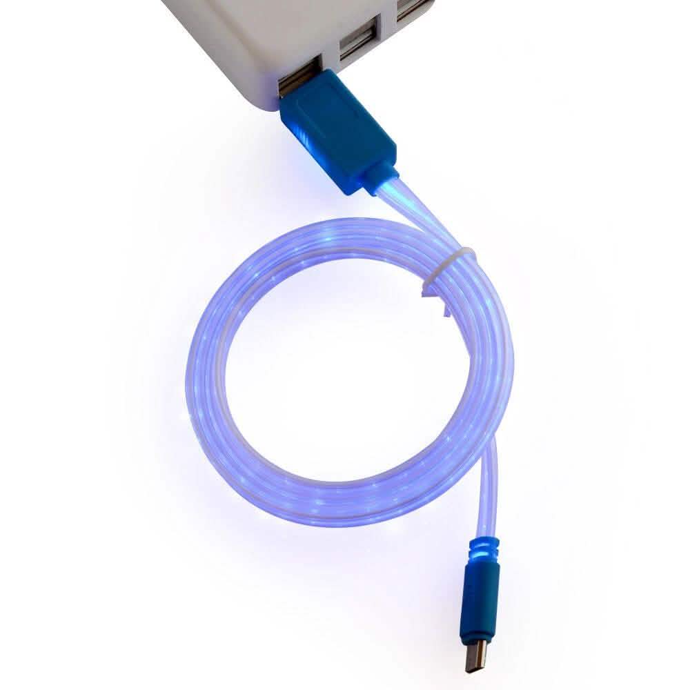LED Light Micro USB Charger Data Sync Cable Mobile Accessories - DailySale