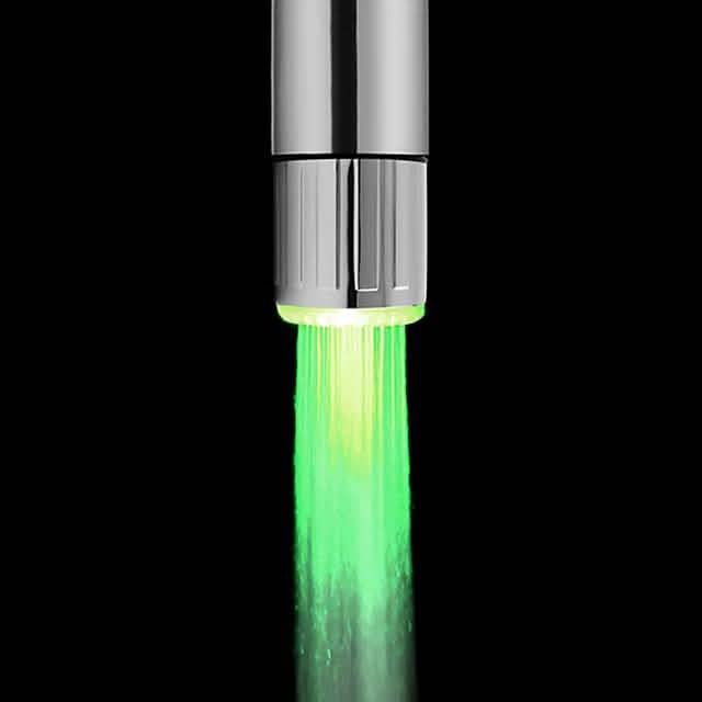 LED Light Water Faucet Tap Heads Glow LED Shower Stream Bath - DailySale