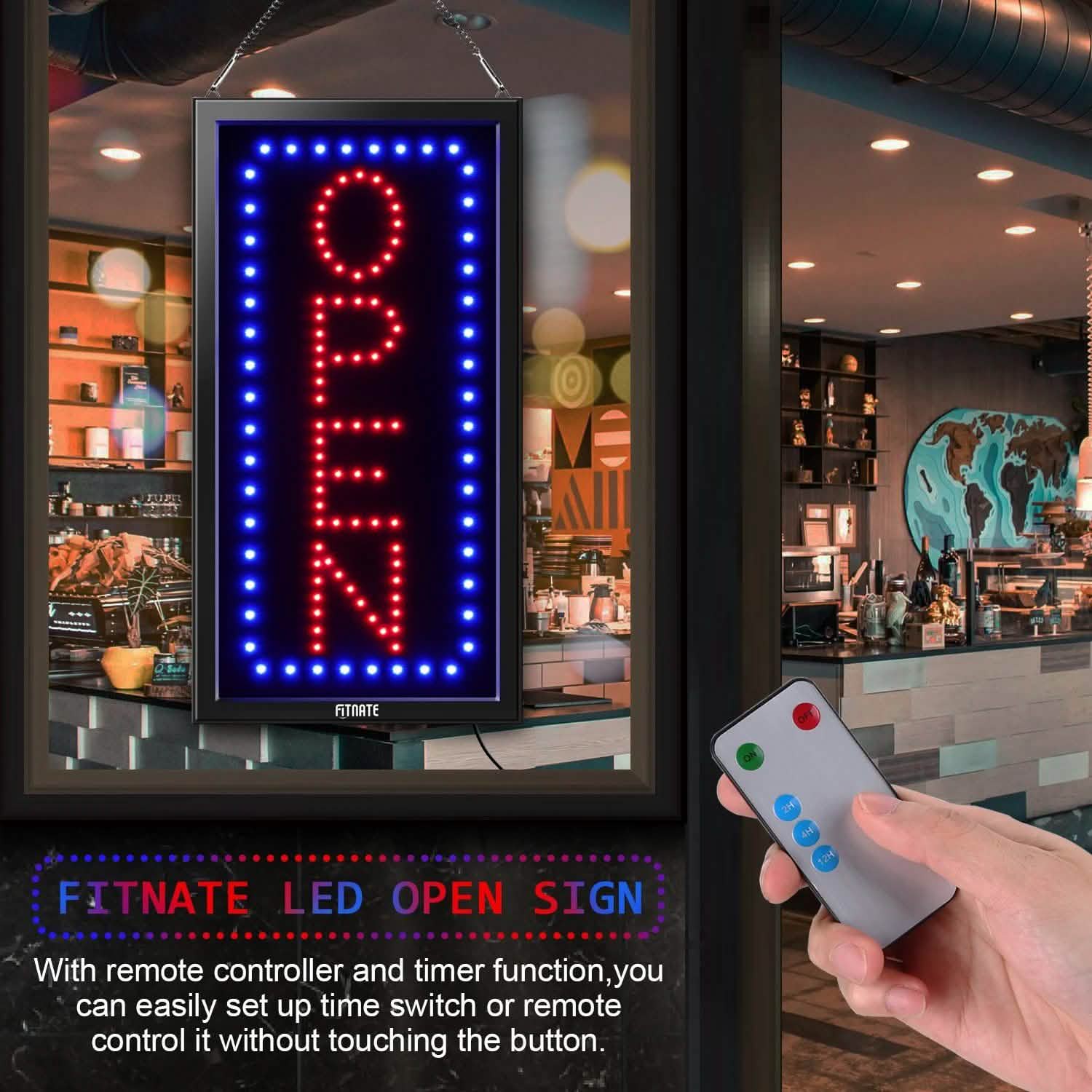 LED Open Sign Advertisement Board With Remote Control and Timing Function Everything Else - DailySale