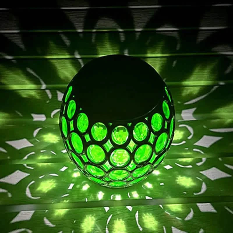 LED Solar Hollow Light Lawn Lamp Outdoor Lighting Green - DailySale