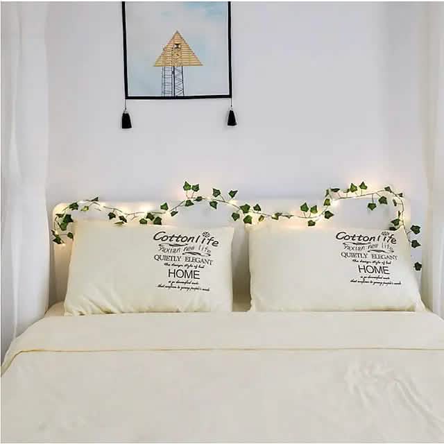 LED Solar Ivy Leaf String Light String & Fairy Lights - DailySale