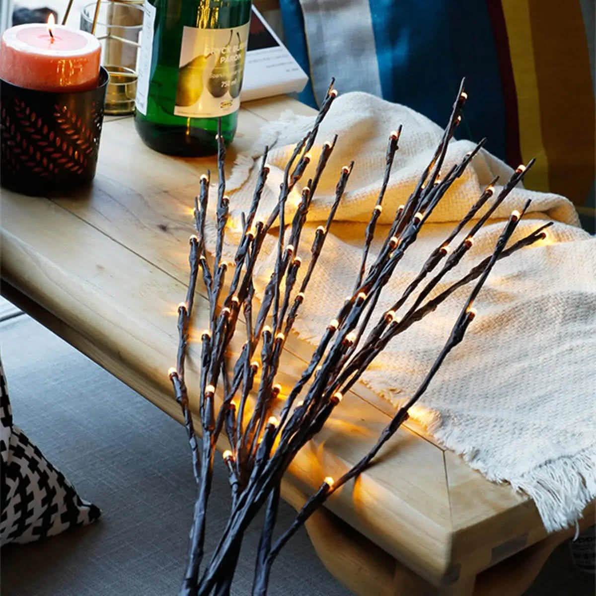 LED Tree Branch Lamp Floral Lights Indoor Lighting - DailySale