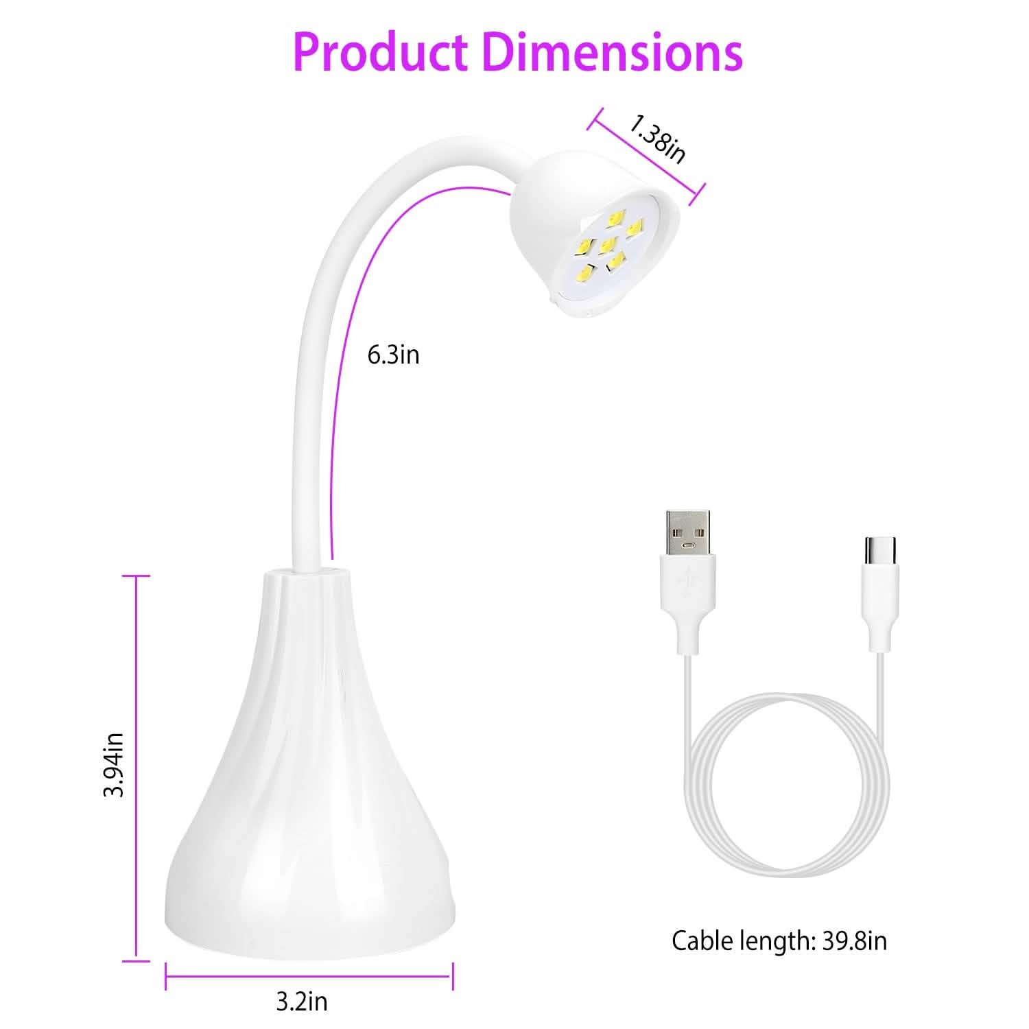 LED UV Nail Lamp Polish Dryer Lamp Beauty & Personal Care - DailySale