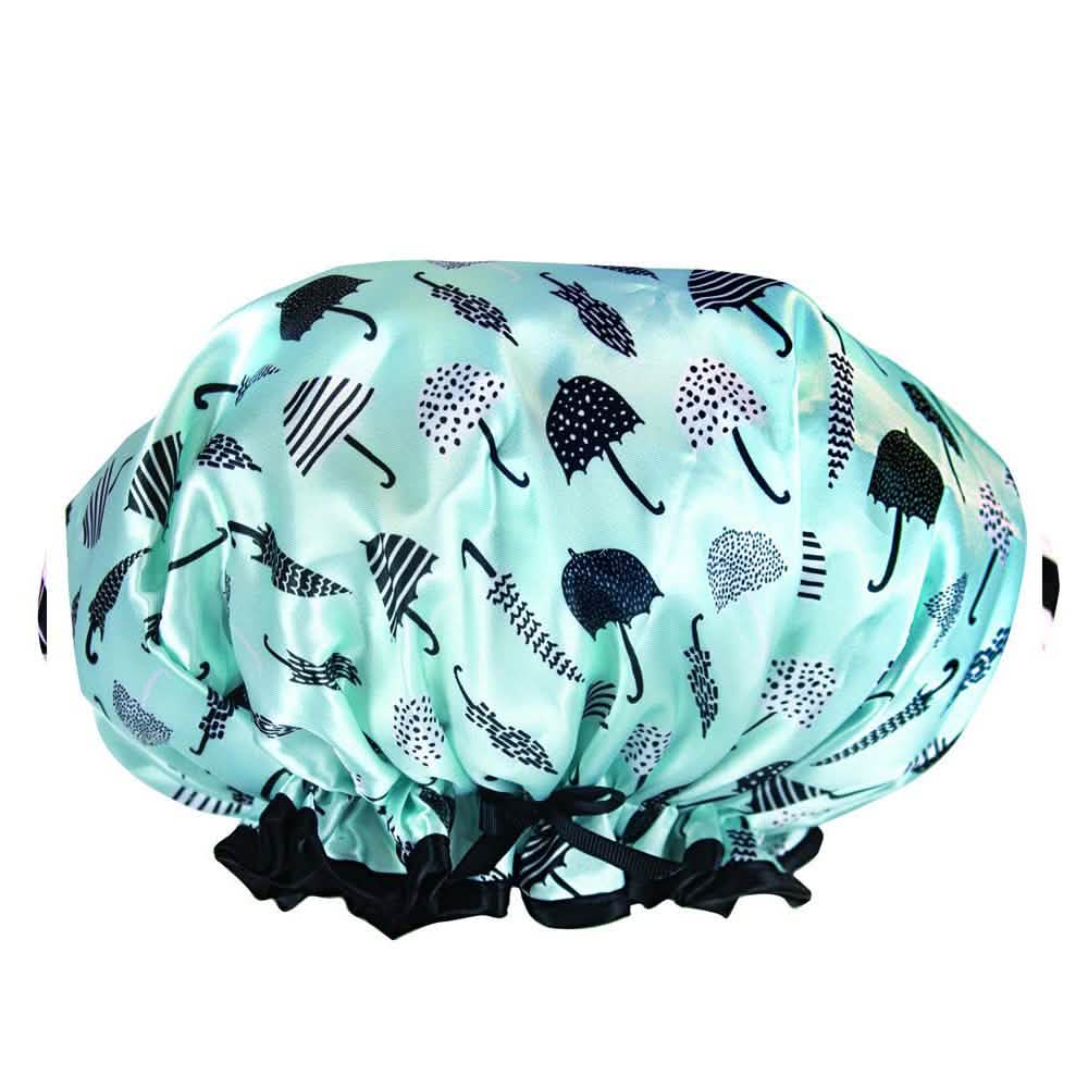Lemon Lavender Comfy Retro Style Shower Cap Bath Aqua - DailySale