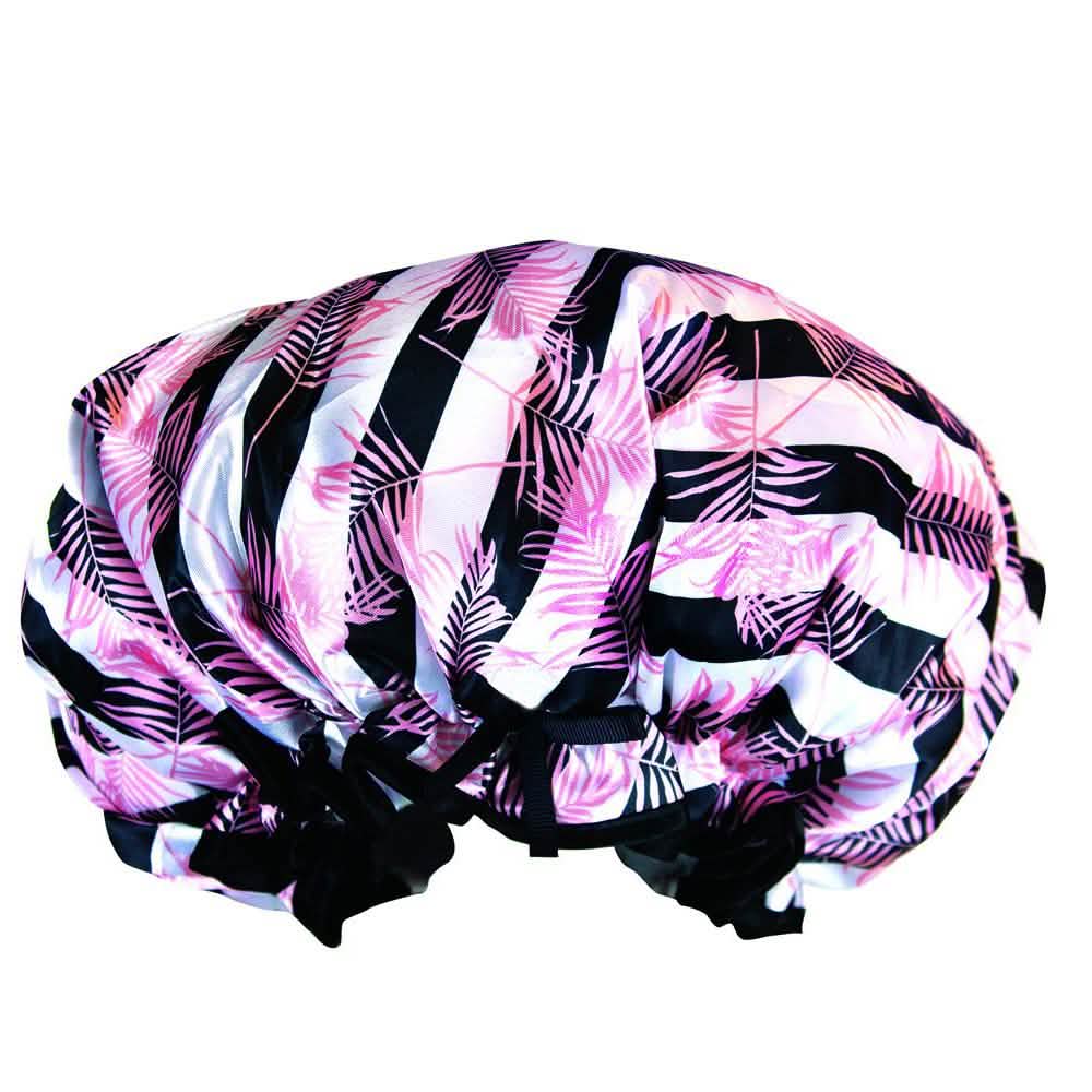 Lemon Lavender Comfy Retro Style Shower Cap Bath Coral - DailySale