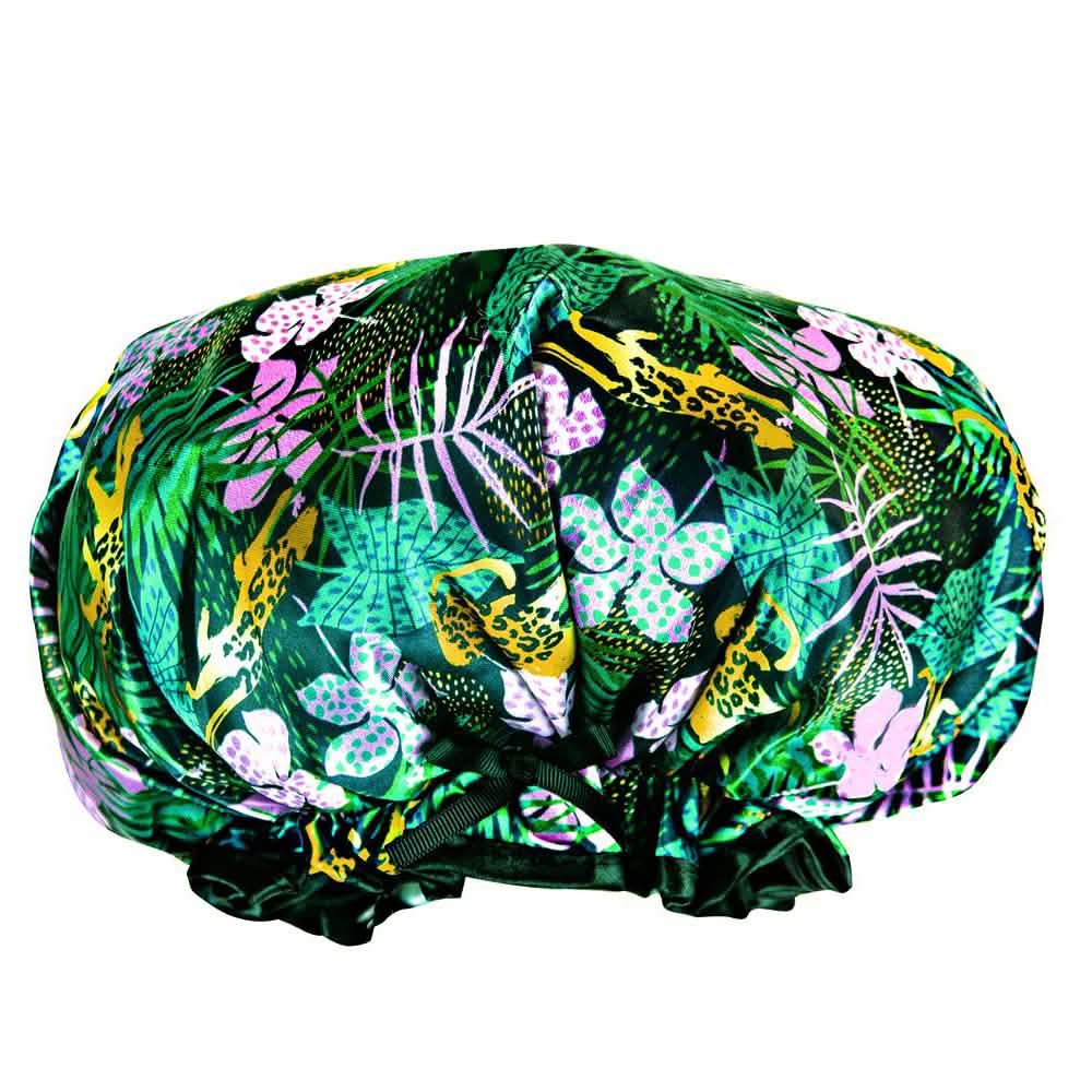 Lemon Lavender Comfy Retro Style Shower Cap