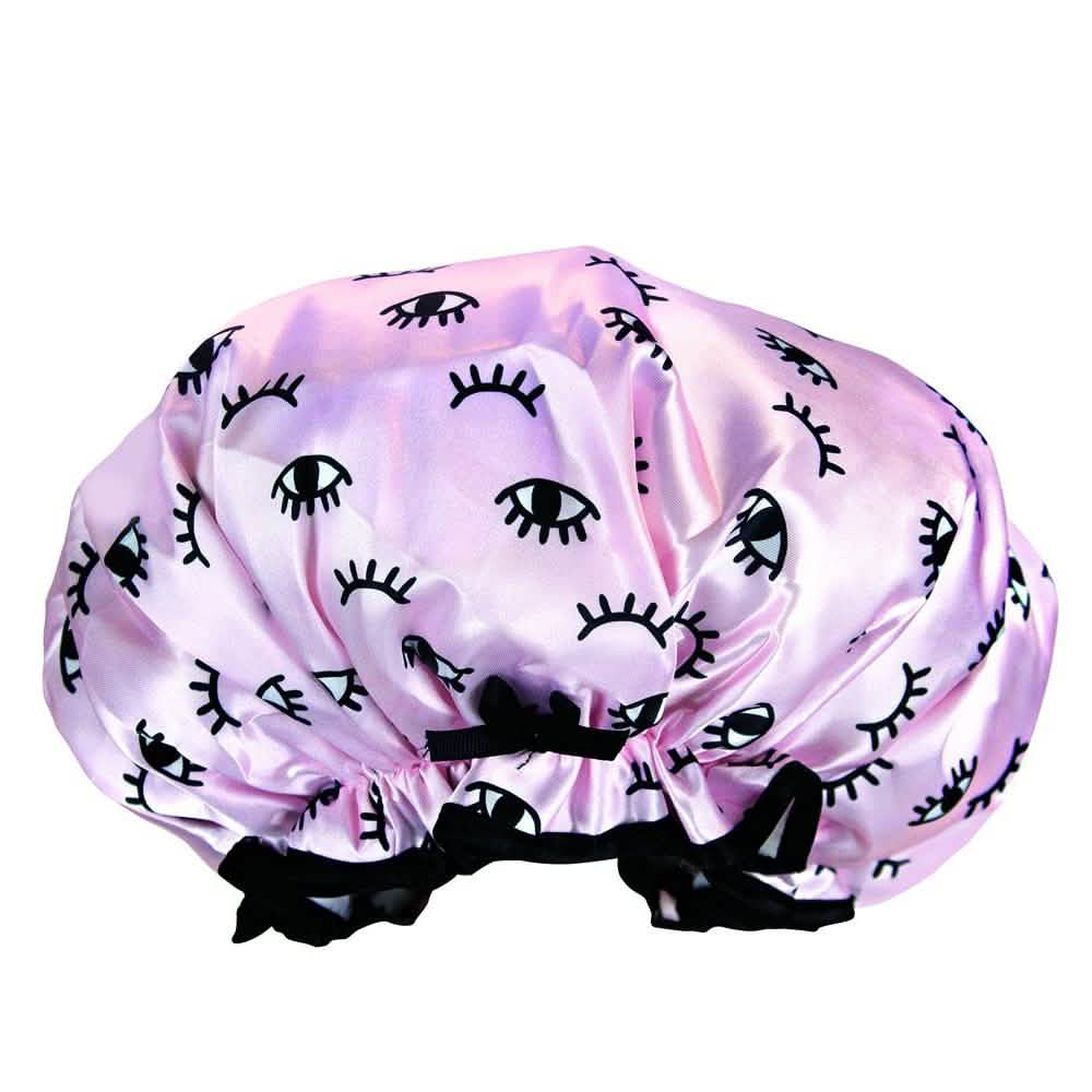Lemon Lavender Comfy Retro Style Shower Cap Bath Pink - DailySale