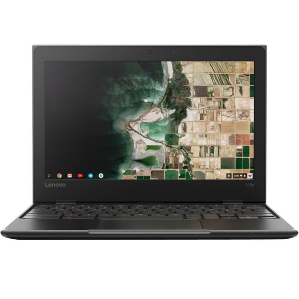 Lenovo 100e Chromebook (1st Gen) Celeron N3350 Chrome OS 4 GB RAM 32 GB eMMC Laptops - DailySale