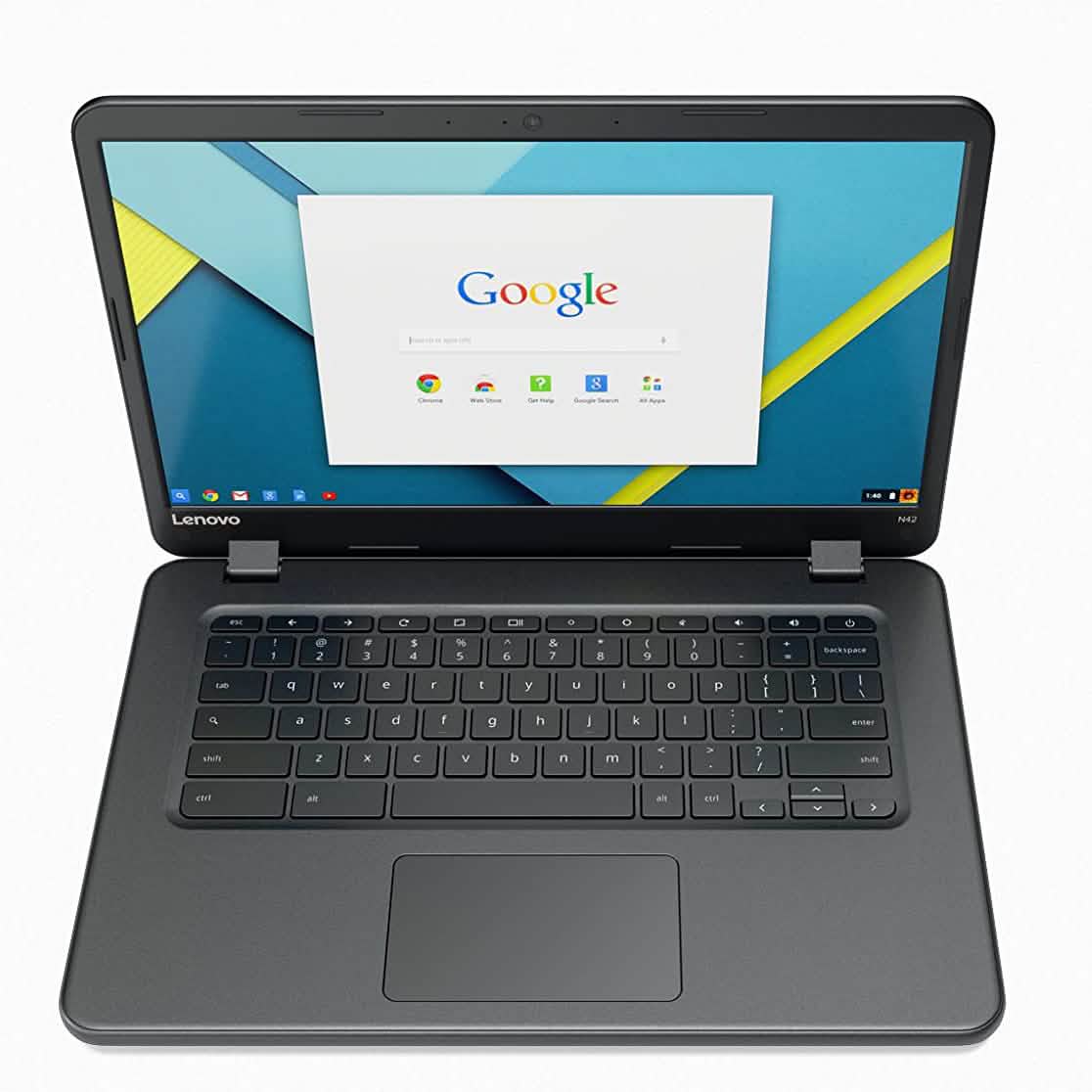 Lenovo IdeaPad N42-20 14" Chromebook, Intel N3060 Dual-Core, 16GB eMMC SSD, 4GB DDR3 (Refurbished) Laptops - DailySale