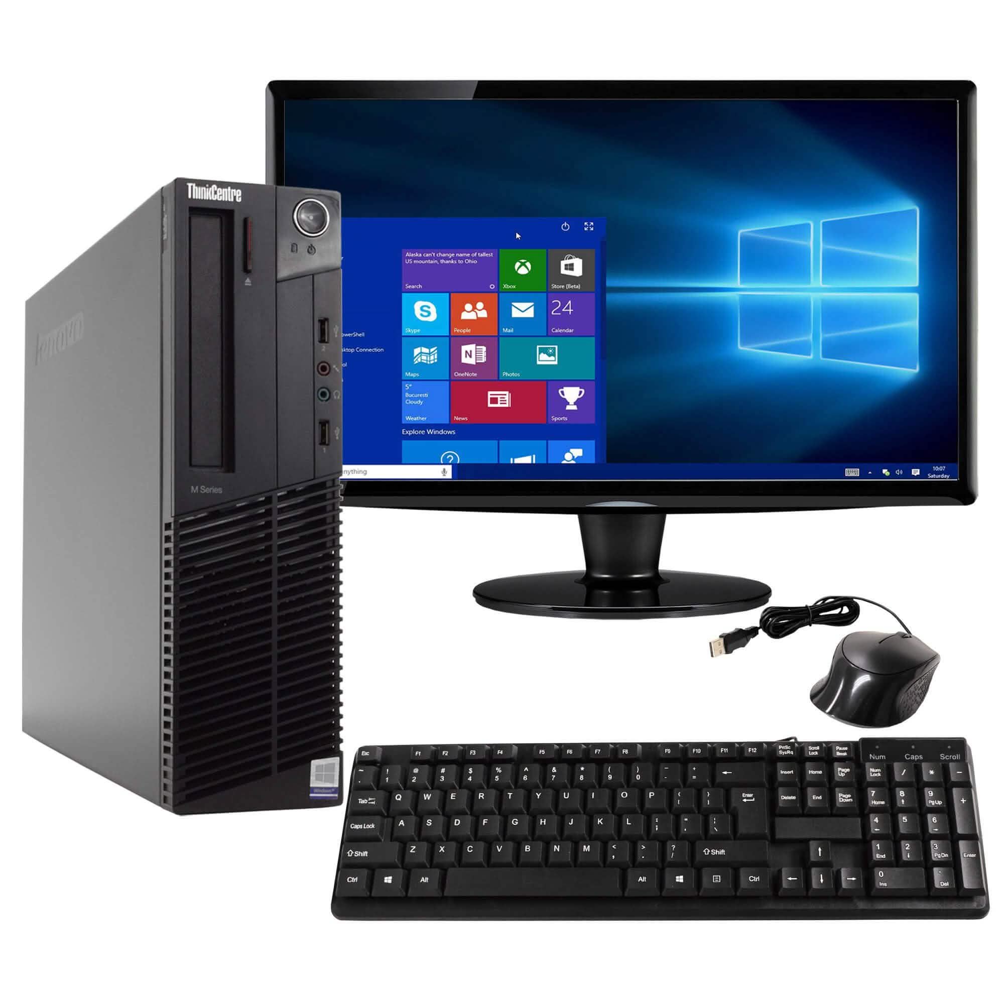 Lenovo ThinkCentre M82 Desktop Computer PC - 120GB SSD Hard Drive Desktops - DailySale