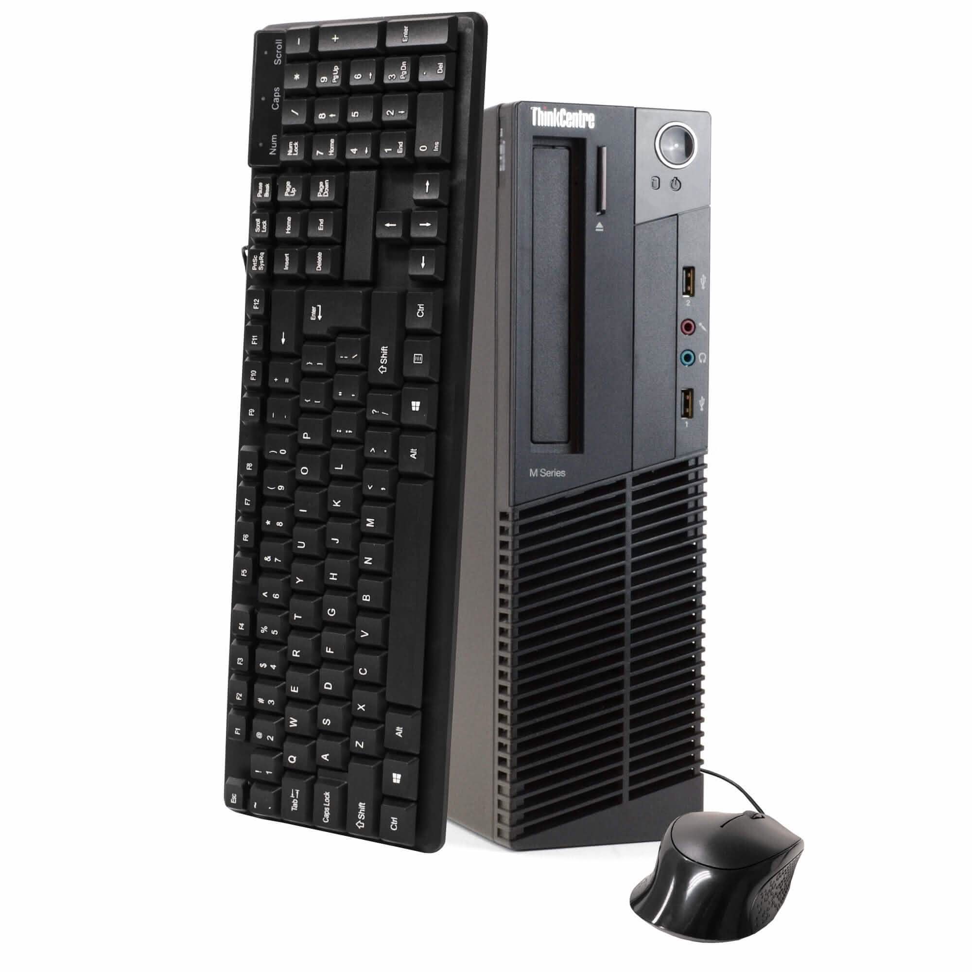 Lenovo ThinkCentre M92 Desktop Computer with 19" Flat Screen Monitor Computers - DailySale