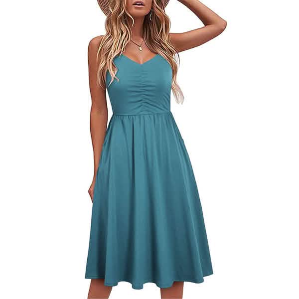 Leo Rosi Women's Camilla Dress Women's Dresses Sky Blue S - DailySale