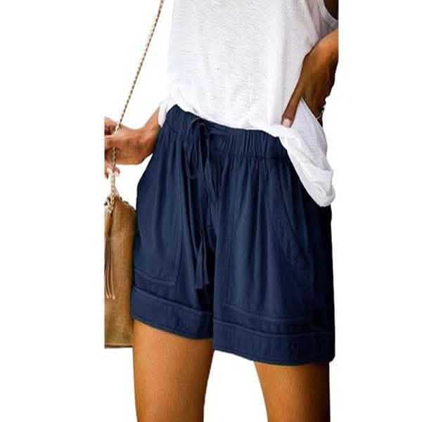 Leo Rosi Women's Casual Shorts Women's Bottoms Blue S - DailySale