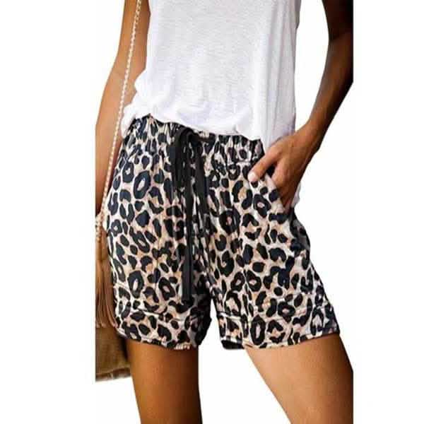 Leo Rosi Women's Casual Shorts Women's Bottoms Leopard S - DailySale