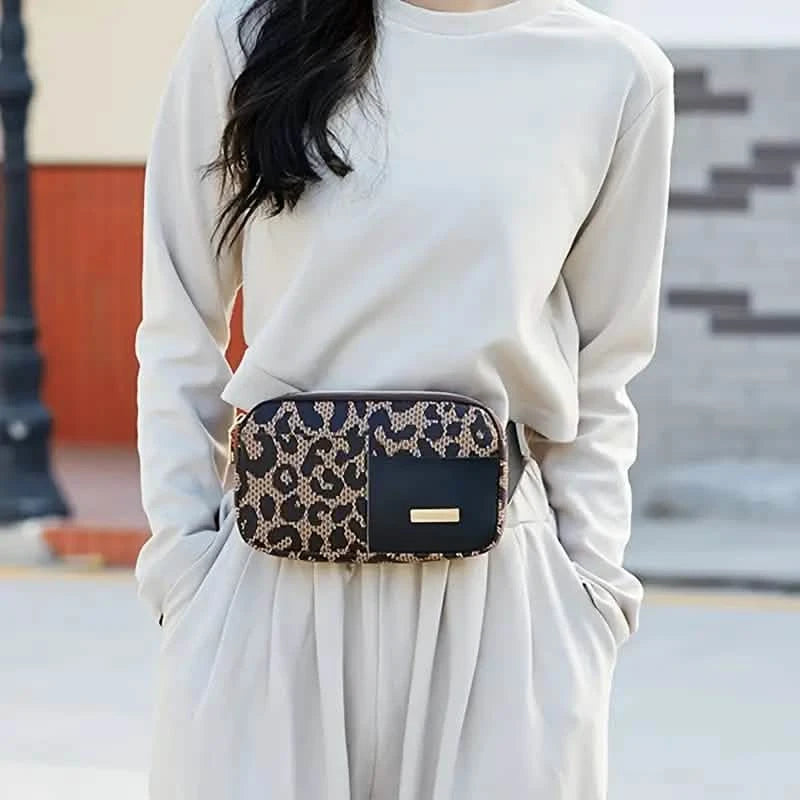 Leopard Pattern Chest Bag Bags & Travel - DailySale