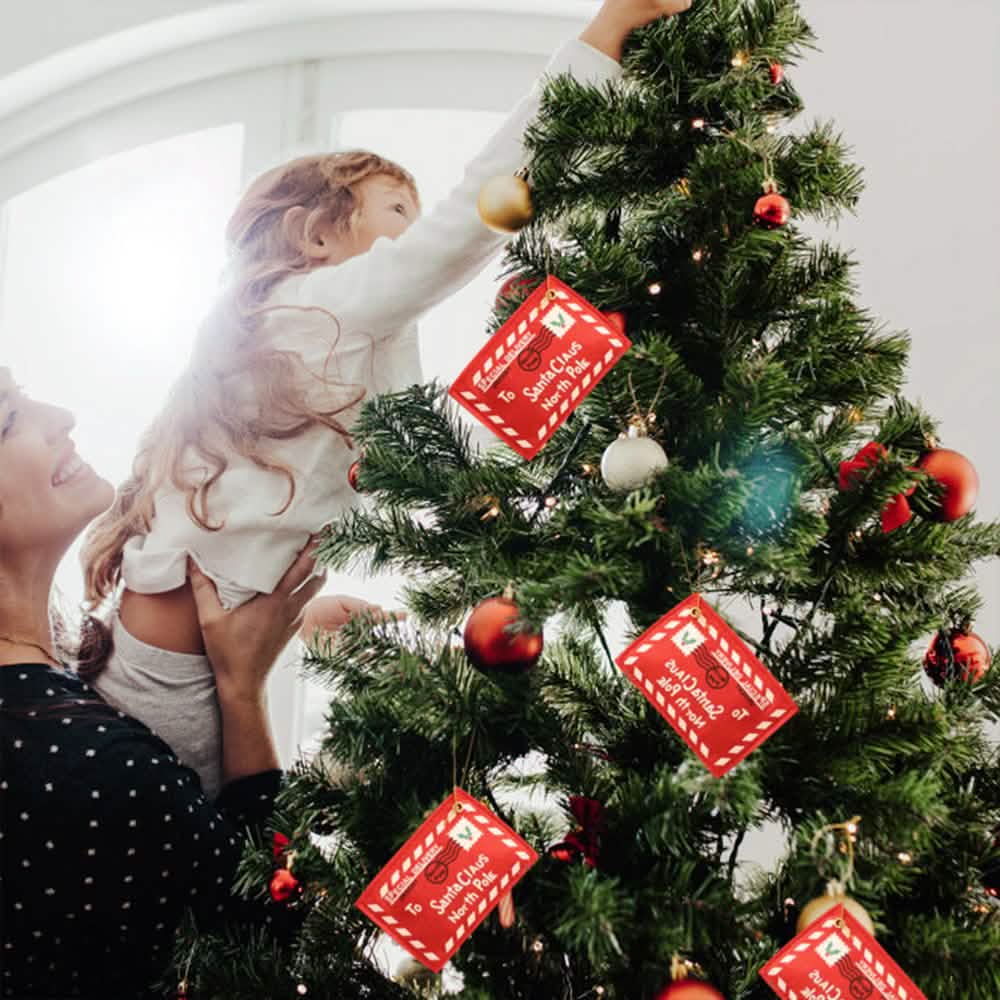 Letter to Santa Claus Ornament Holiday Decor & Apparel - DailySale