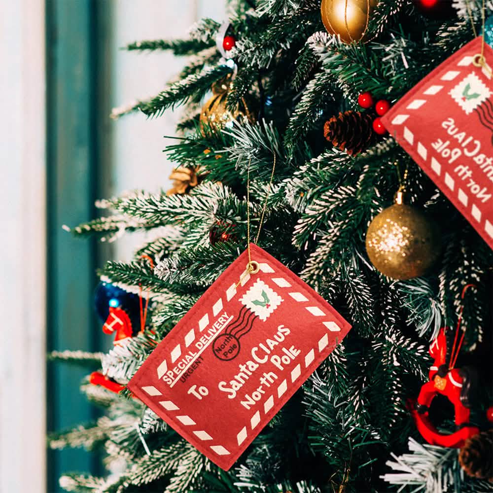 Letter to Santa Claus Ornament Holiday Decor & Apparel - DailySale