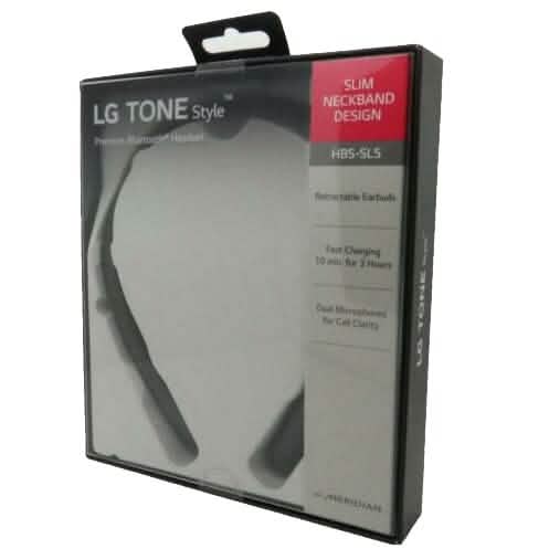 LG Tone Style HBS-SL5 Bluetooth Wireless Stereo Headset Neckband Earbuds Headphones - DailySale