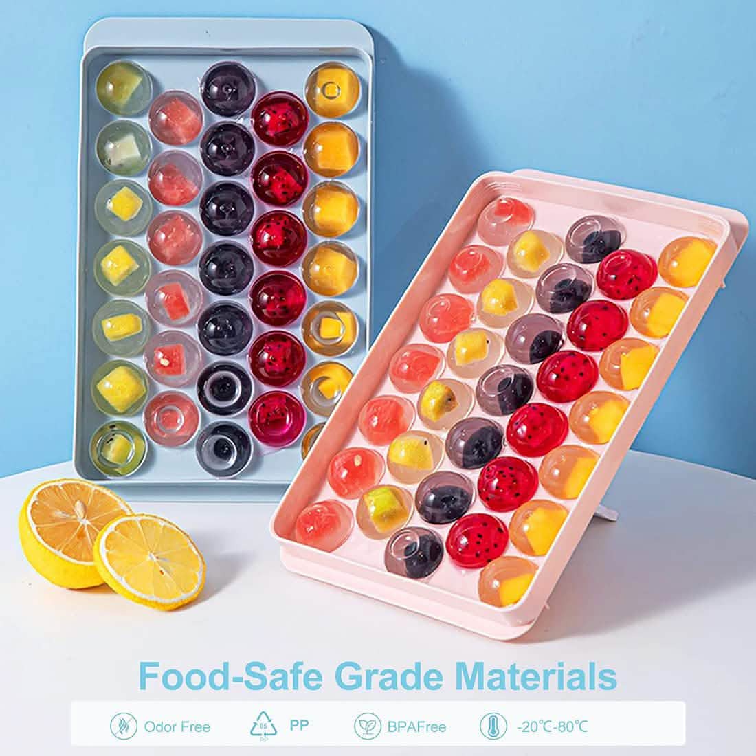 Lid & Bin Ice Ball Maker Mold for Freezer Kitchen Tools & Gadgets - DailySale