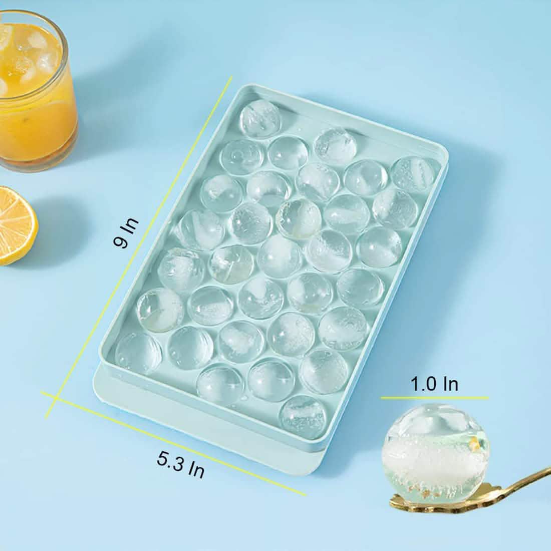 Lid & Bin Ice Ball Maker Mold for Freezer Kitchen Tools & Gadgets - DailySale