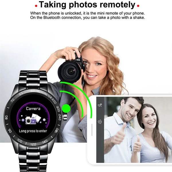 LIGE Steel Band Smart Watch Smart Watches - DailySale