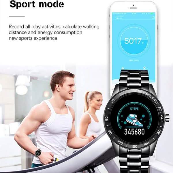 LIGE Steel Band Smart Watch Smart Watches - DailySale