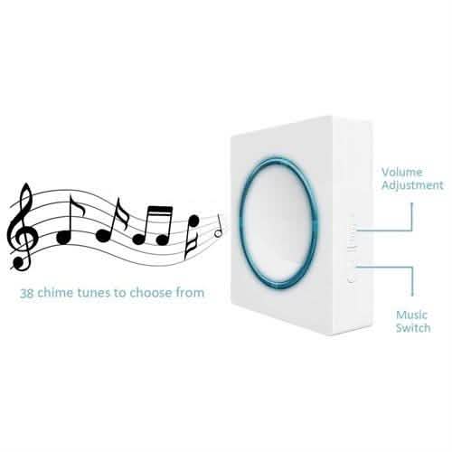 Liger Portable Waterproof Wireless Doorbell Kit Gadgets & Accessories - DailySale