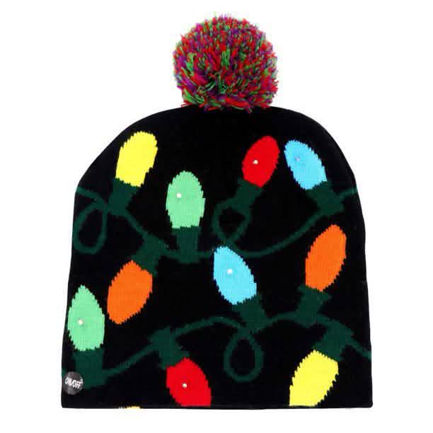 Light-Up Holiday Beanie Women's Accessories - DailySale