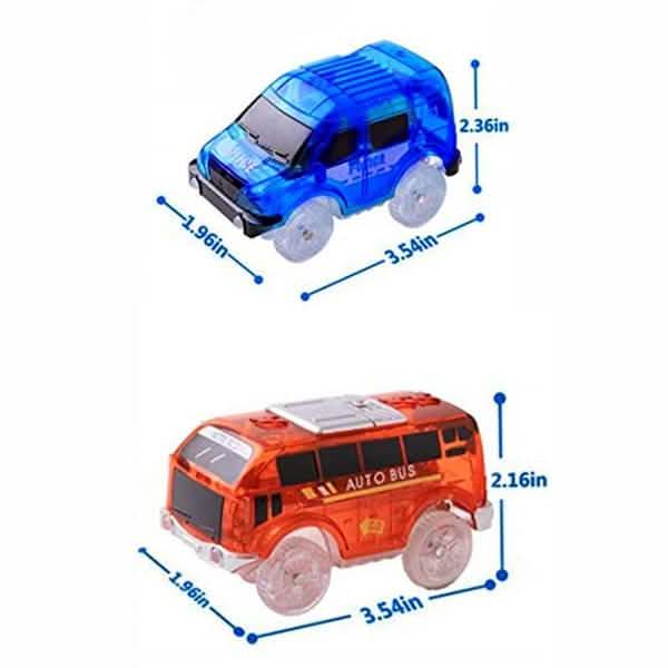 Light Up Toy Car Track Accessories Racing Car with 5 Flashing LED Lights Toys & Games - DailySale