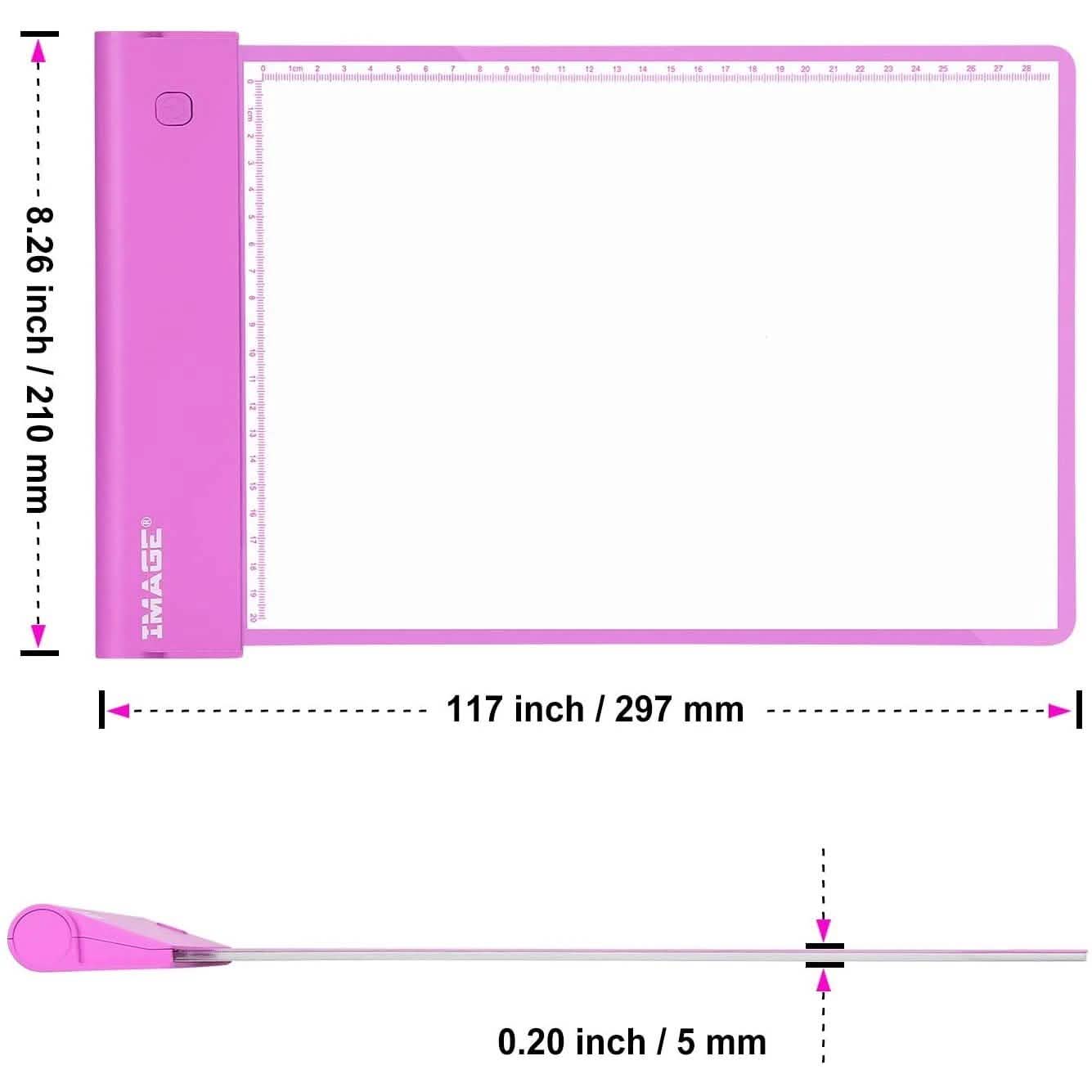 Light-up Tracing Pad Pink Coloring Drawing Art Gift Toy Toys & Hobbies - DailySale