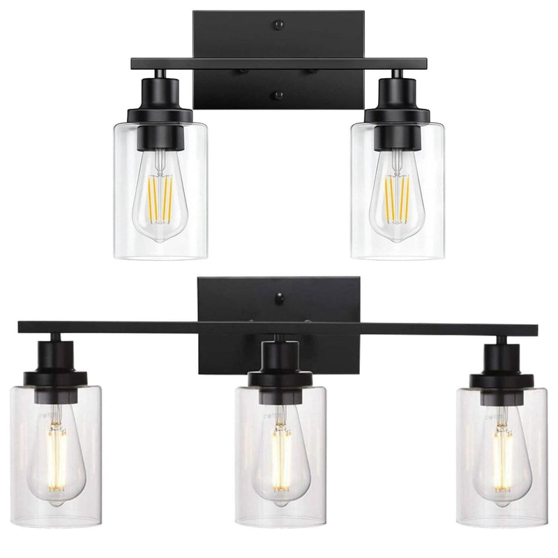 Light Wall Scone Lighting with Clear Glass Indoor Lighting - DailySale