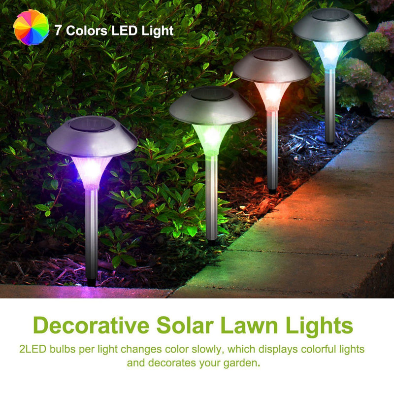 Lights Color Changing Landscape Solar Lamps Garden & Patio - DailySale