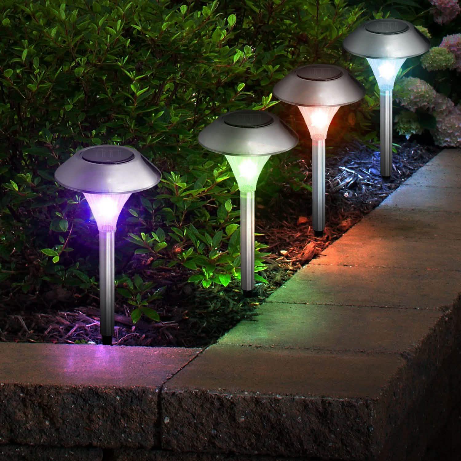 Lights Color Changing Landscape Solar Lamps Garden & Patio - DailySale