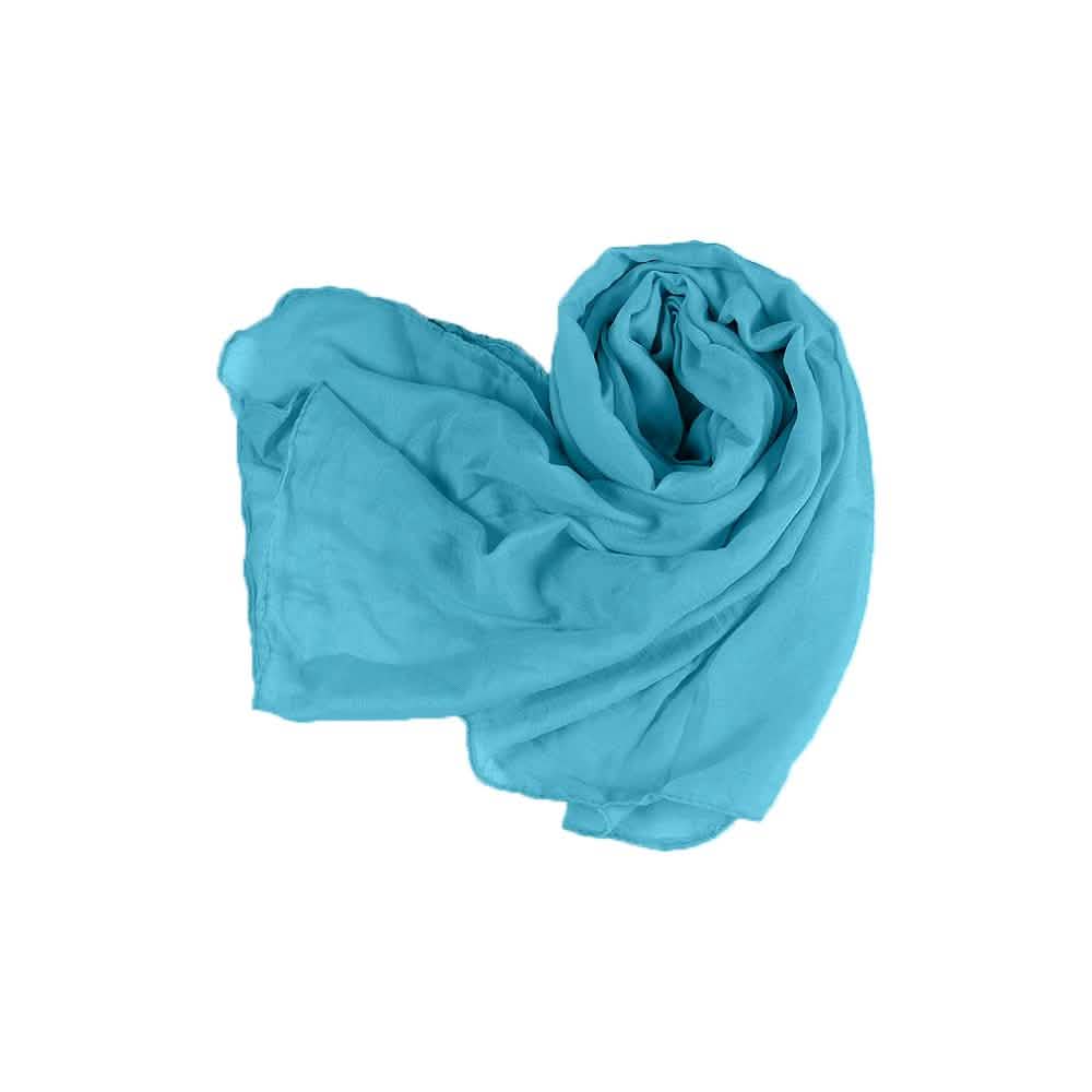 Linen & Cotton Scarf Women's Accessories Teal - DailySale