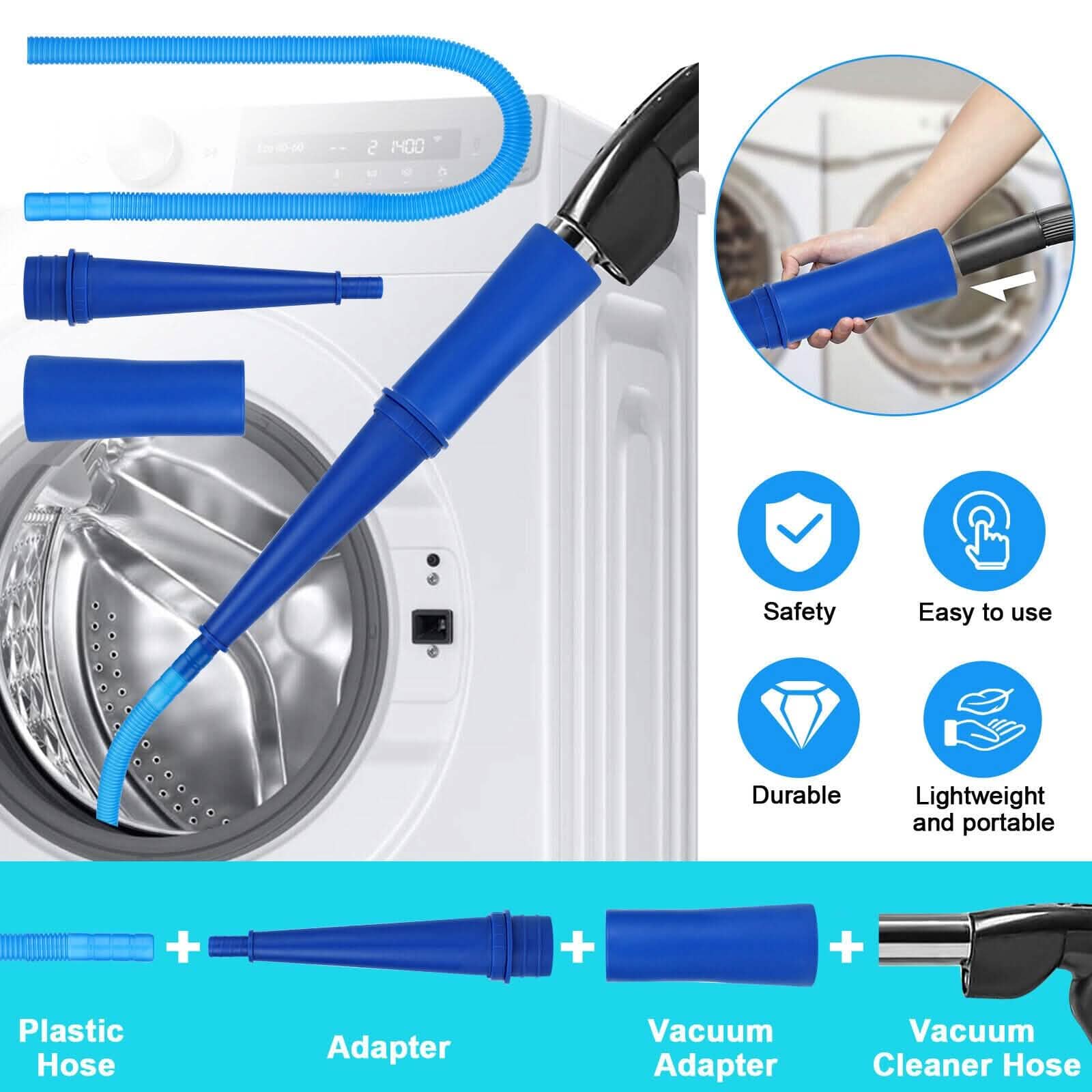 Lint Remover Brush Dryer Vent Trap Cleaner Kits Cleaning Refrigerator Pipe Hose Home Improvement - DailySale