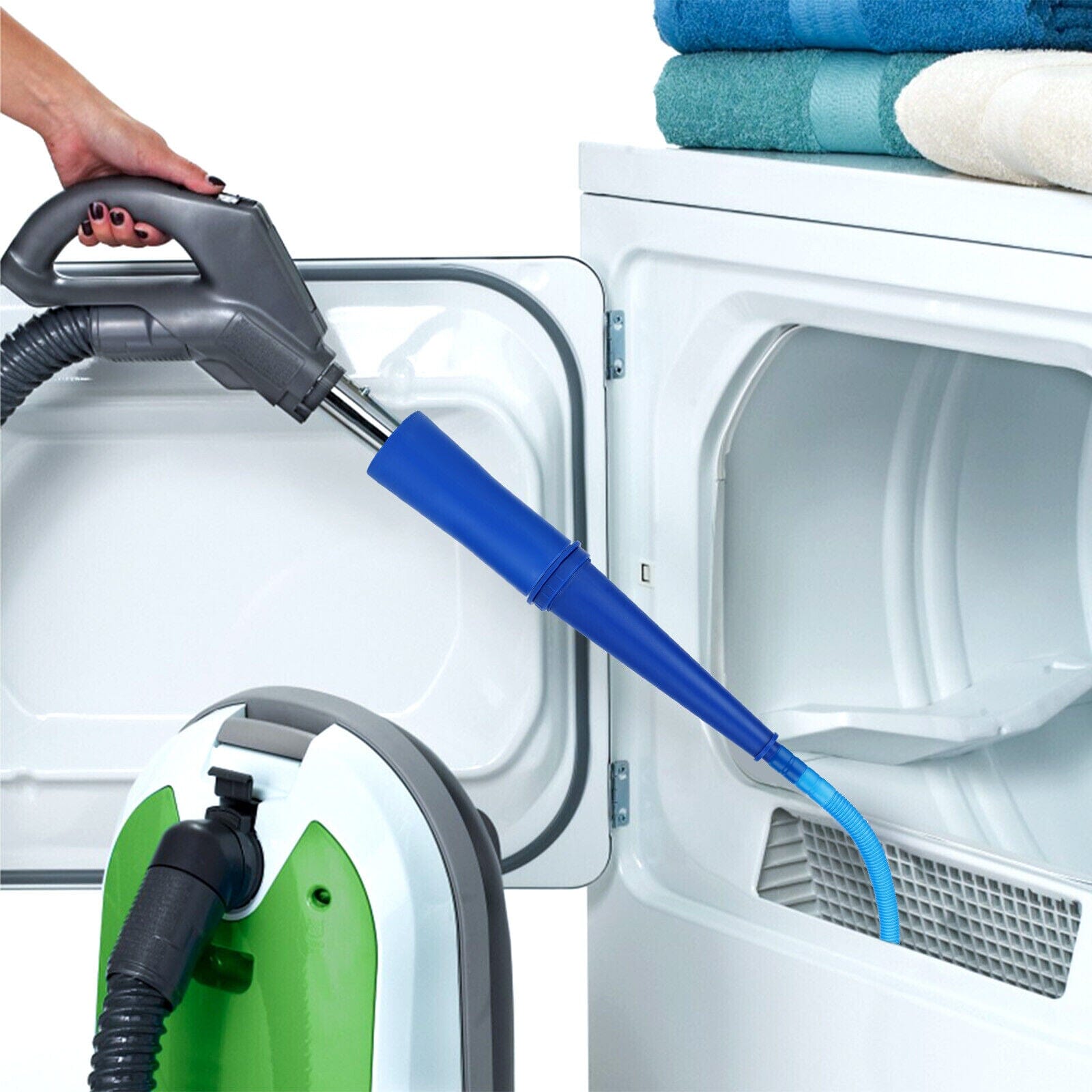 Dropship 1pc Dryer Vent Cleaner Kit Lint Remover Brush, Dryer Lint
