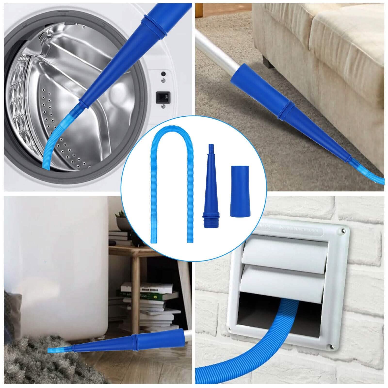 Lint Remover Brush Dryer Vent Trap Cleaner Kits Cleaning Refrigerator Pipe Hose Home Improvement - DailySale