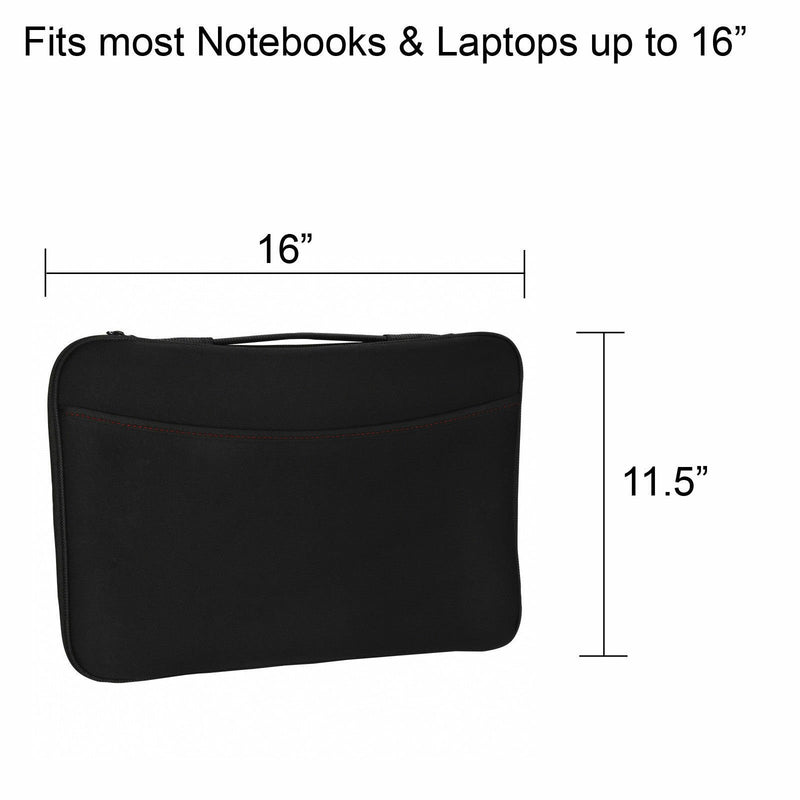 Logitech 16 Inch Notebook Laptop Sleeve Bag Pouch Handle Case Cover Gadgets & Accessories - DailySale