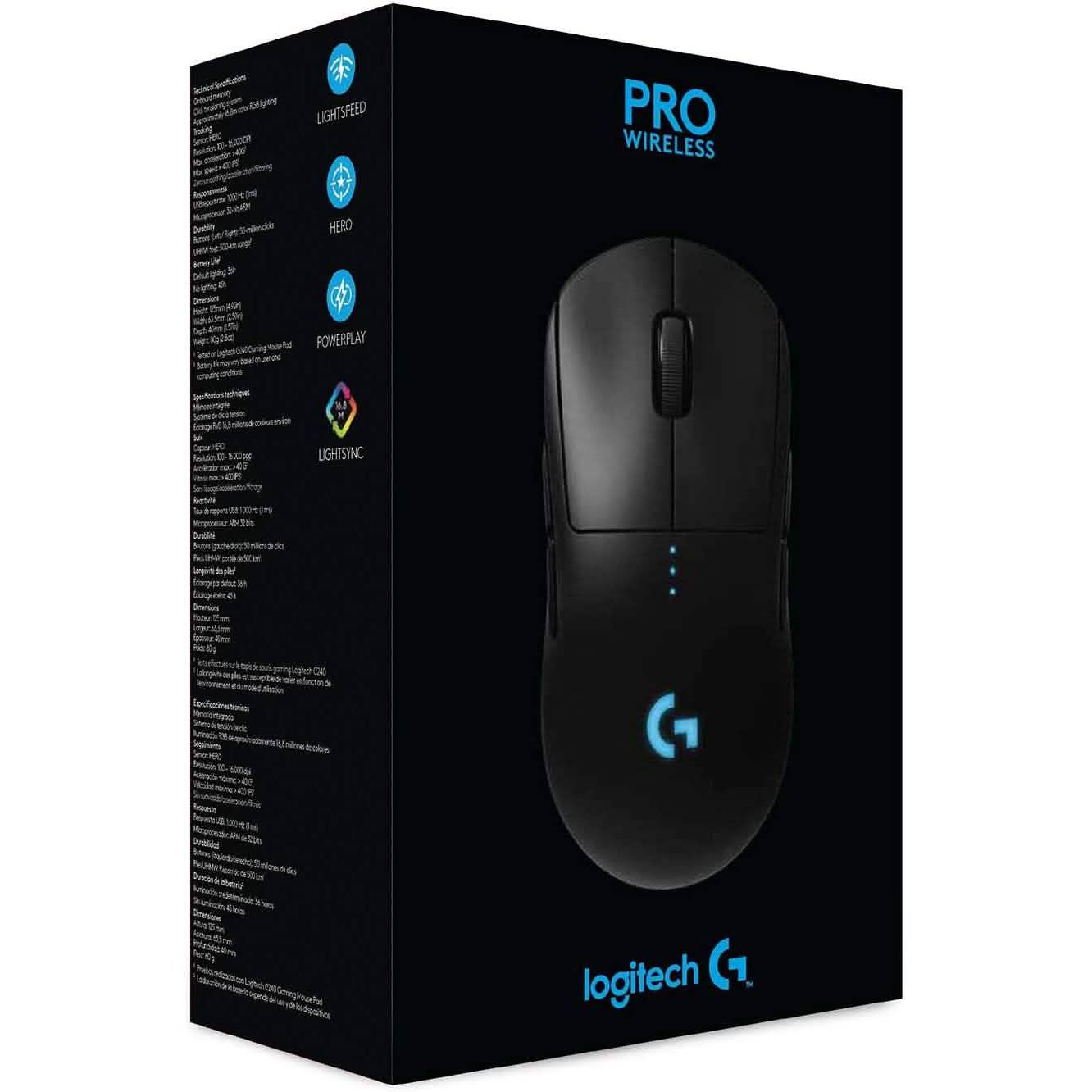 Logitech G Pro Wireless Gaming FPS Mouse with Advanced Gaming Sensor Computer Accessories - DailySale