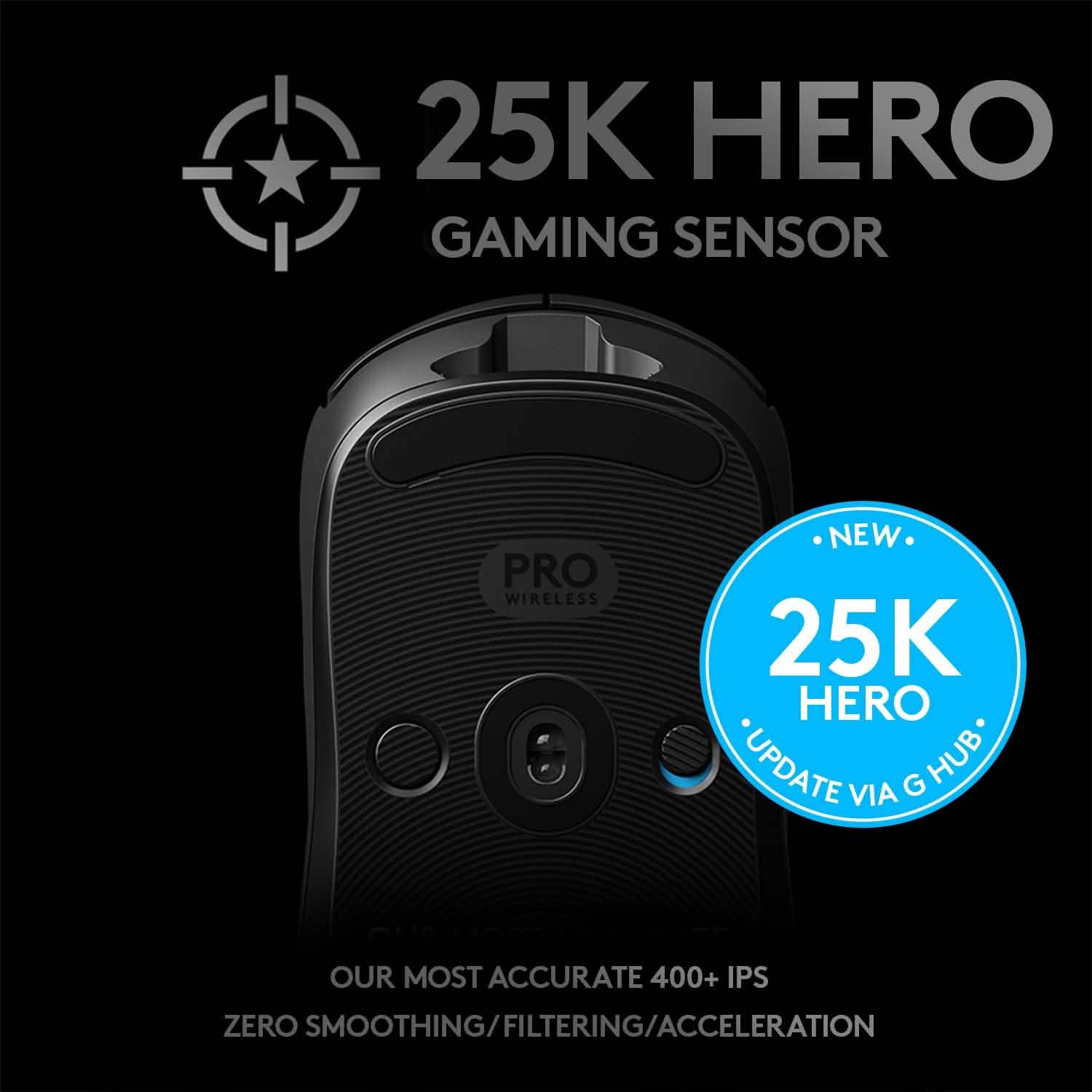 Logitech G Pro Wireless Gaming FPS Mouse with Advanced Gaming Sensor Computer Accessories - DailySale