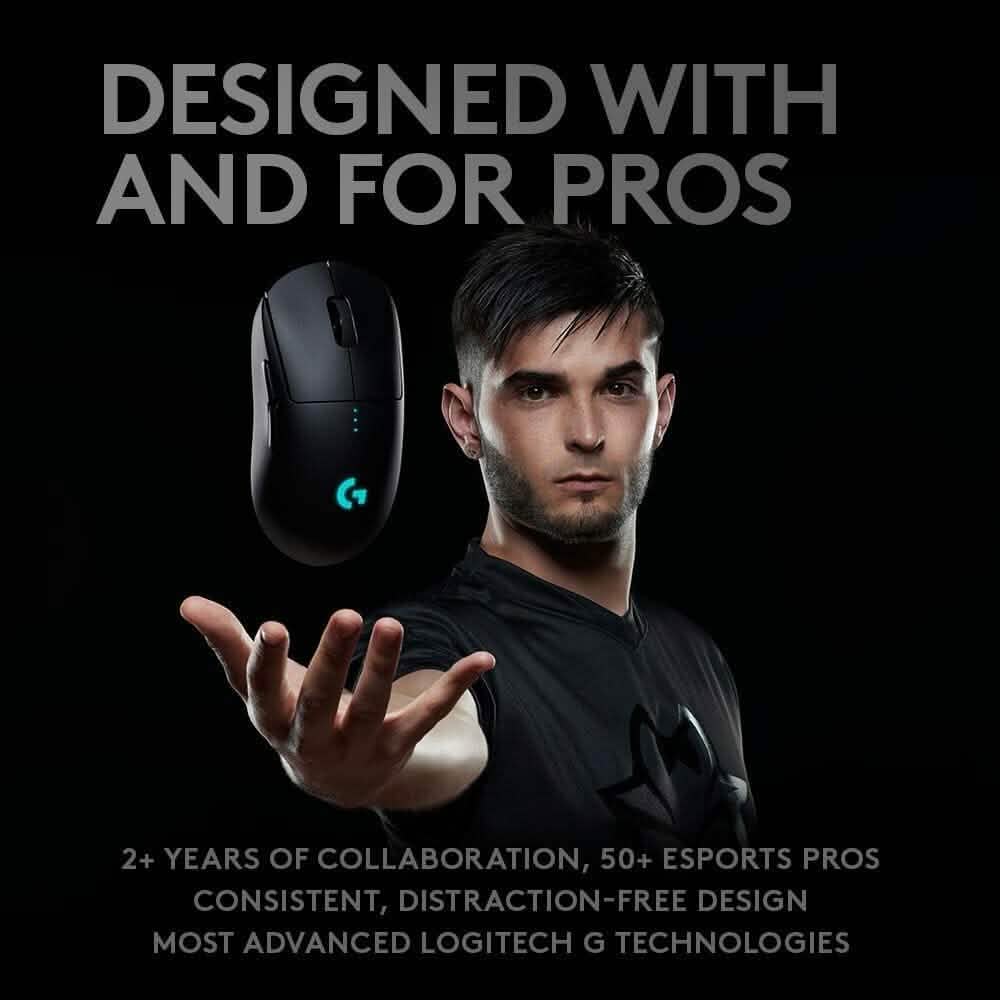 Logitech G Pro Wireless Gaming Mouse with Esports Grade Performance Computer Accessories - DailySale