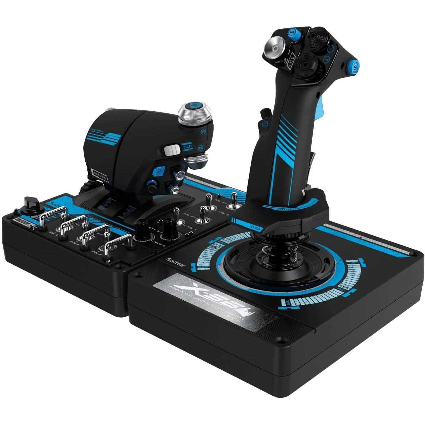 Logitech Gaming G Saitek Pro Flight X56 Rhino HOTAS Video Games & Consoles - DailySale
