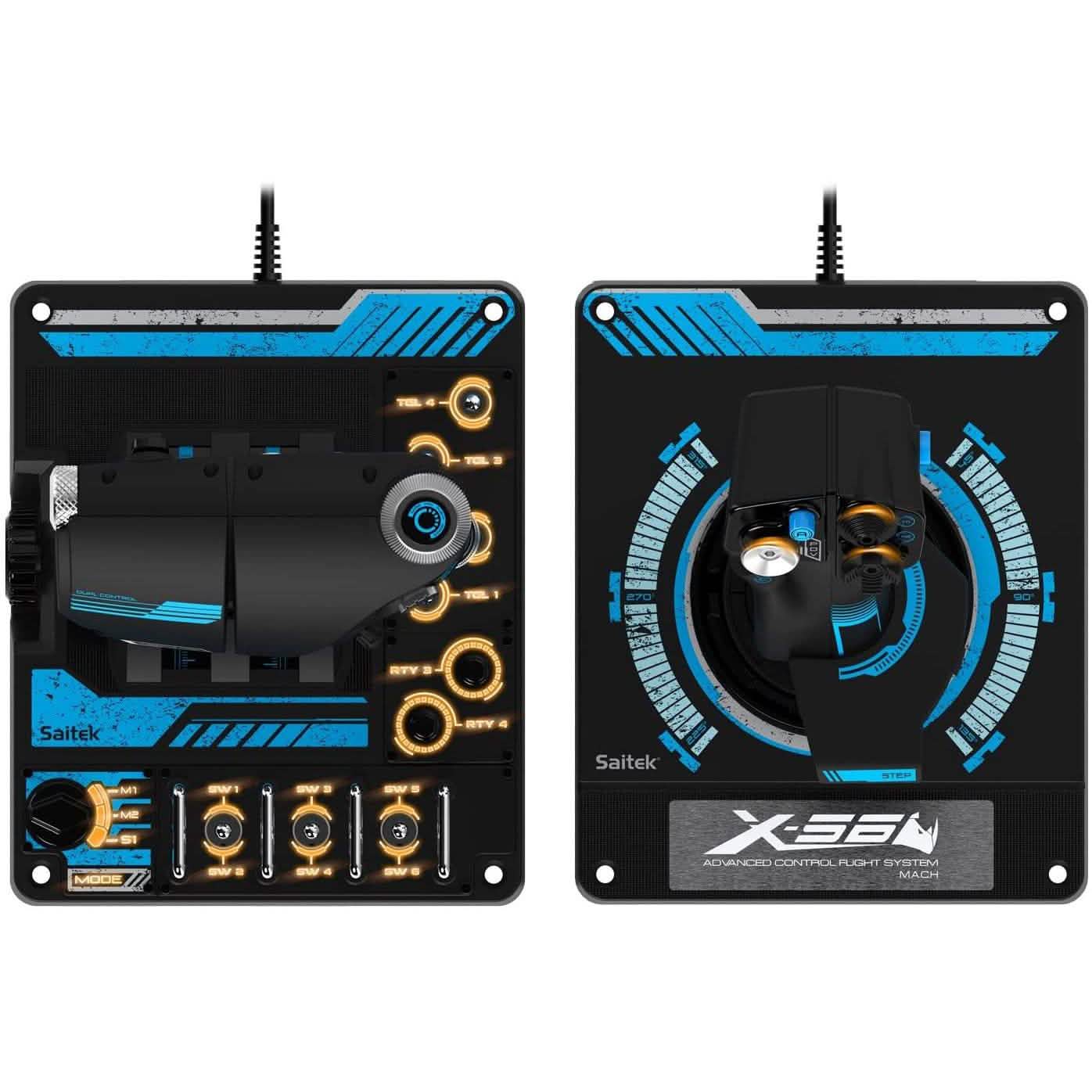 Logitech Gaming G Saitek Pro Flight X56 Rhino HOTAS Video Games & Consoles - DailySale