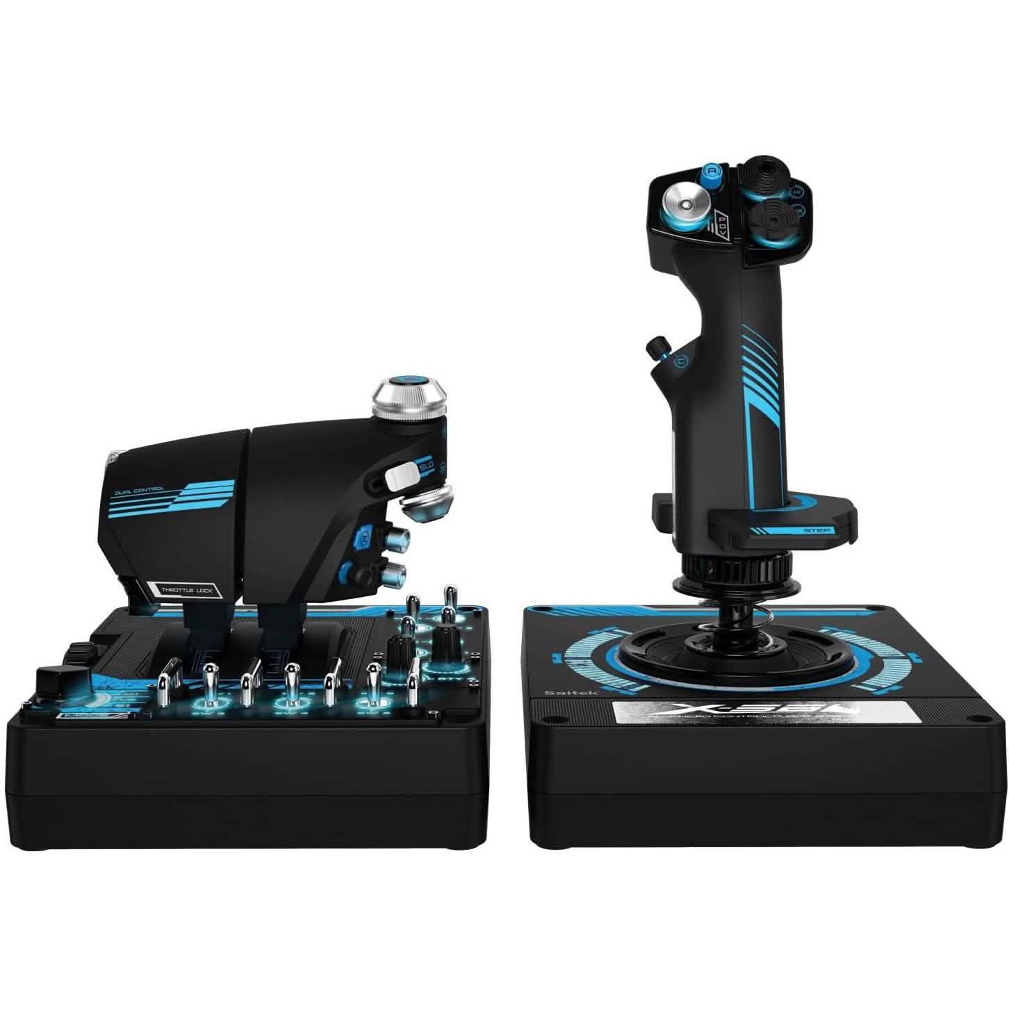 Logitech Gaming G Saitek Pro Flight X56 Rhino HOTAS Video Games & Consoles - DailySale