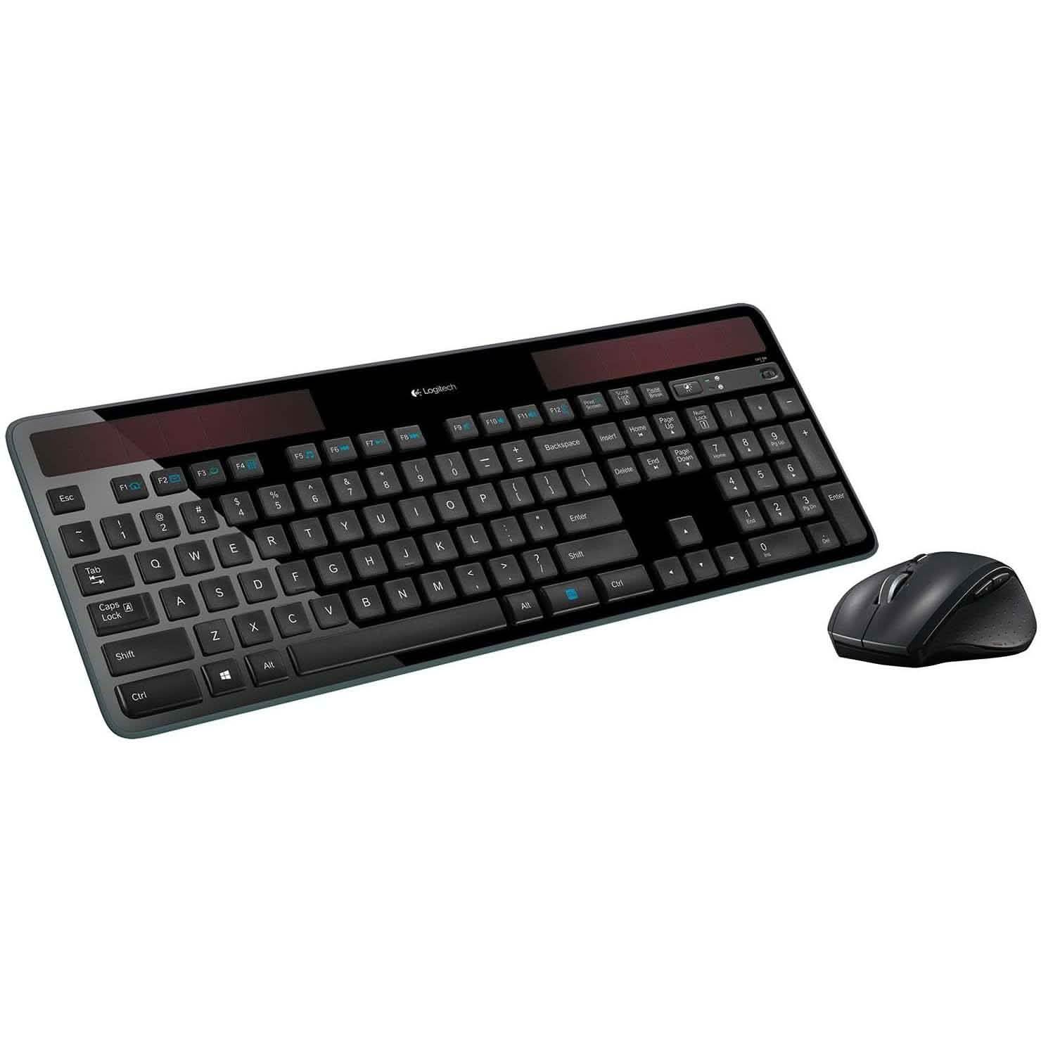 Logitech MK750 Wireless Solar Keyboard & Marathon Mouse Combo Computer Accessories - DailySale
