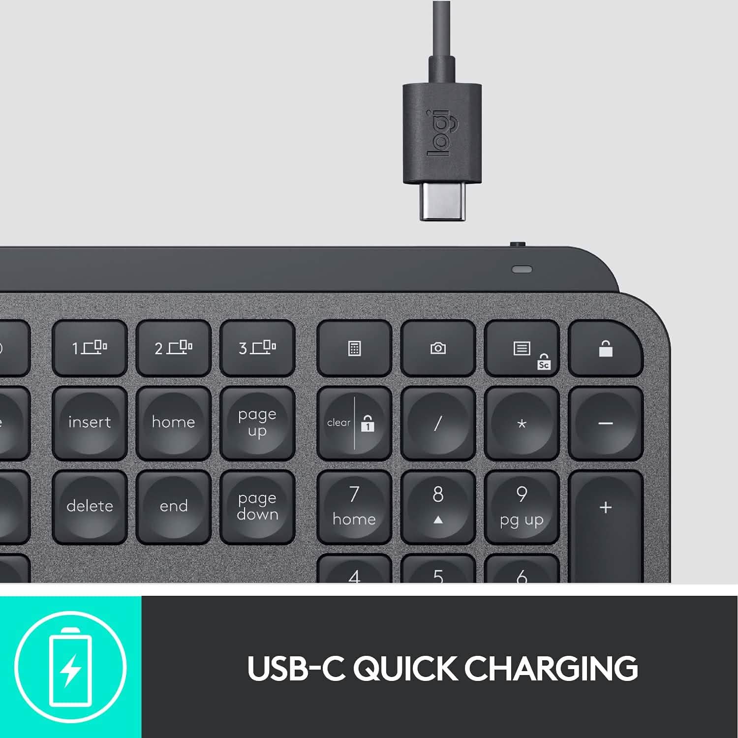 Logitech MX Keys Advanced Wireless Illuminated Keyboard Computer Accessories - DailySale