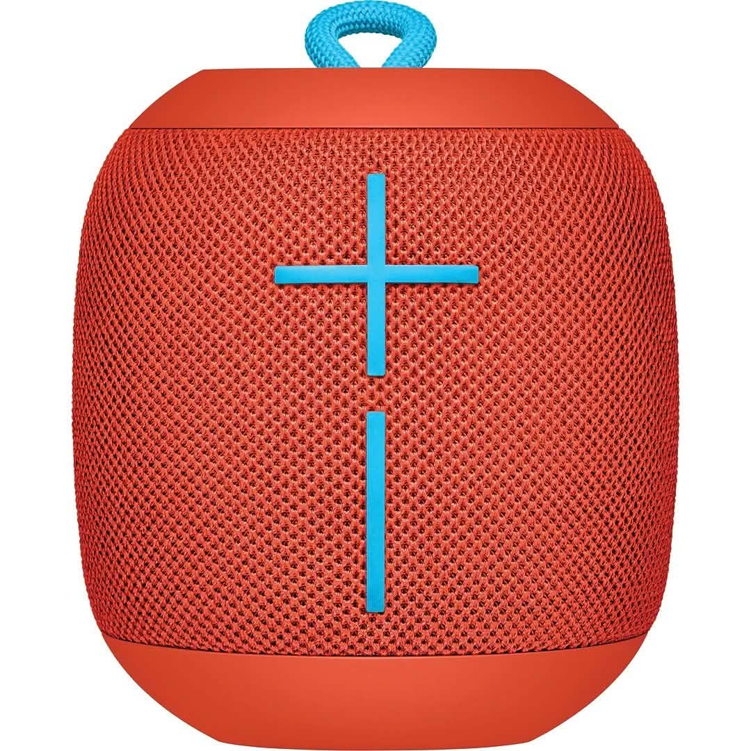 Logitech Ultimate Ears WONDERBOOM Super Portable Waterproof Bluetooth Speaker Headphones & Speakers Red - DailySale
