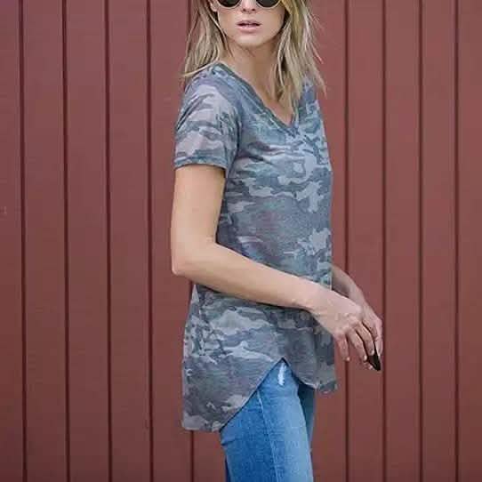 Loose Cut Casual Short Sleeve Top - Assorted Colors and Sizes Women's Apparel - DailySale
